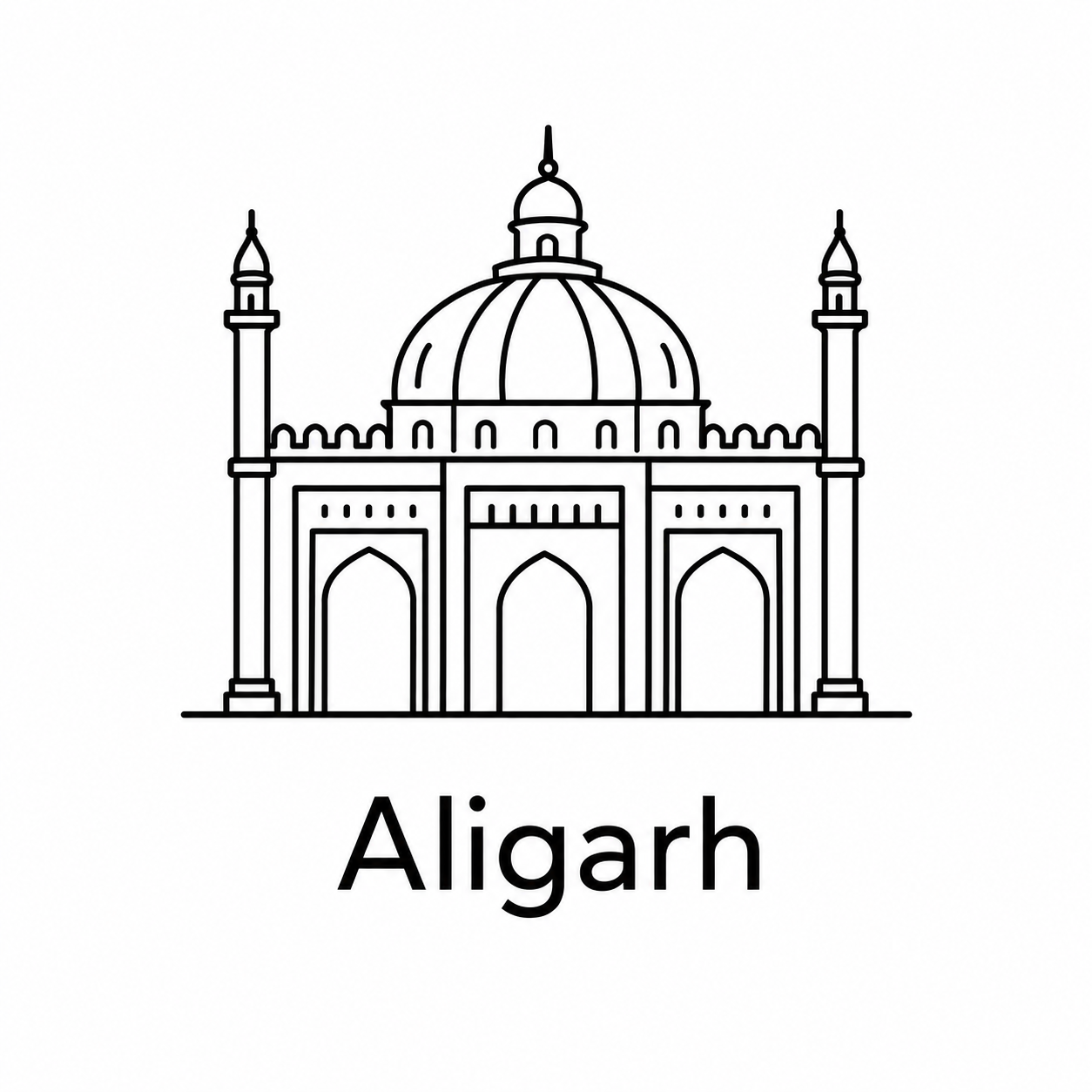 Aligarh monument icon