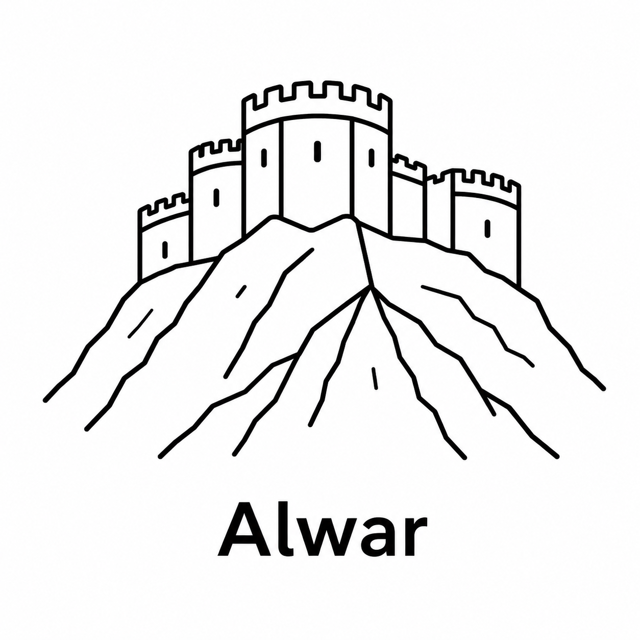 Alwar monument icon