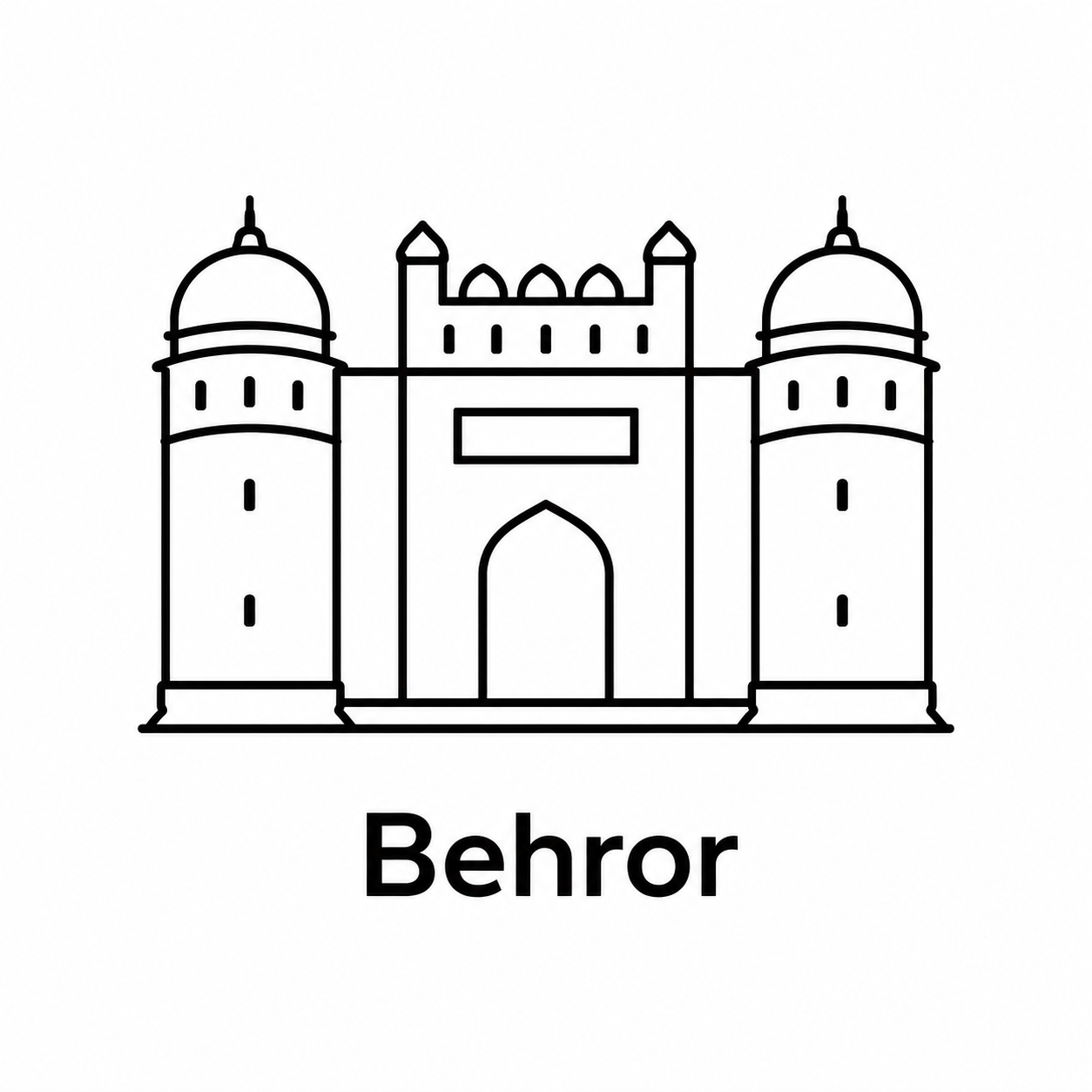 Behror monument icon