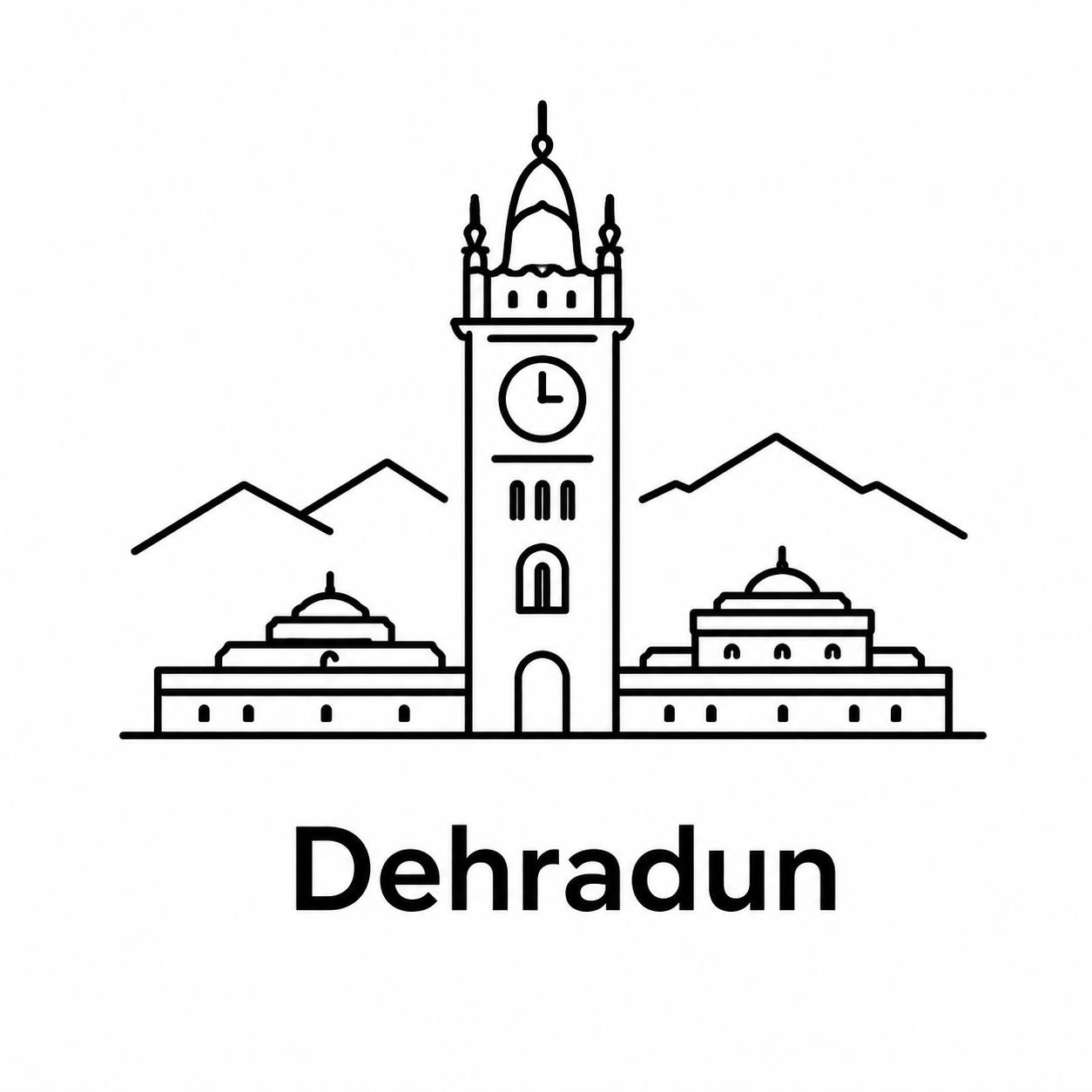 Dehradun monument icon