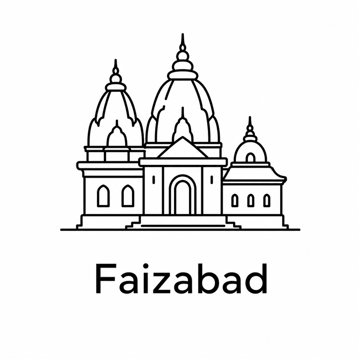 Faizabad monument icon