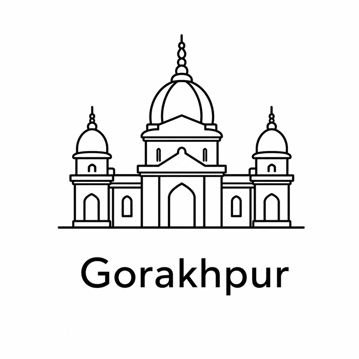 Gorakhpur monument icon