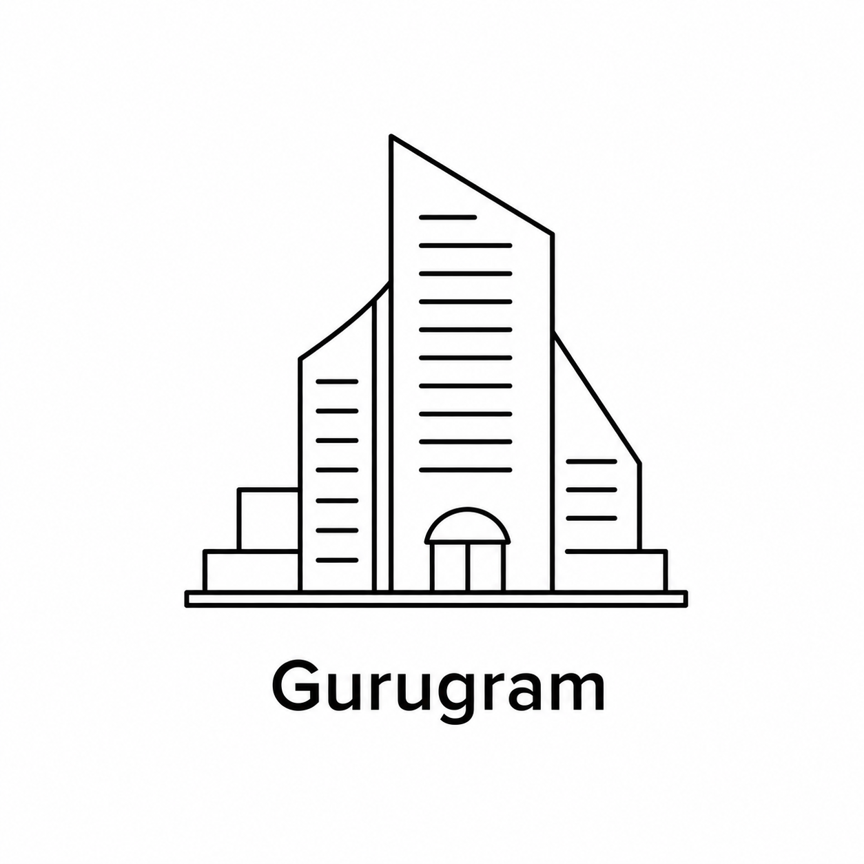 Gurugram monument icon