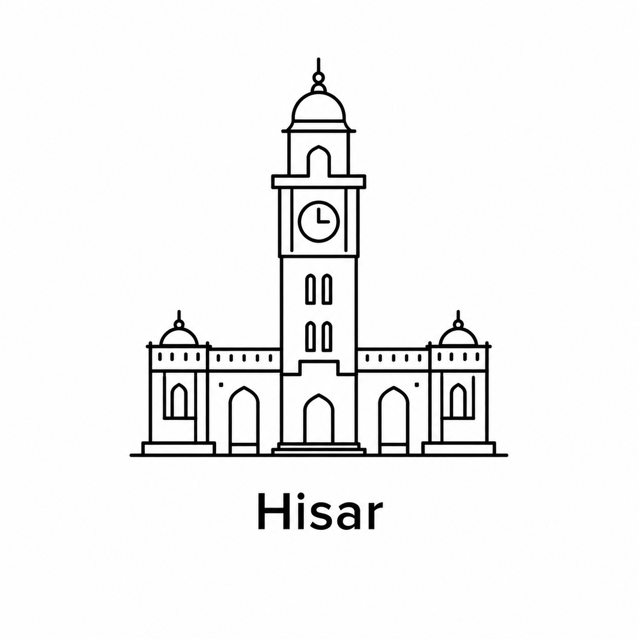 Hisar monument icon