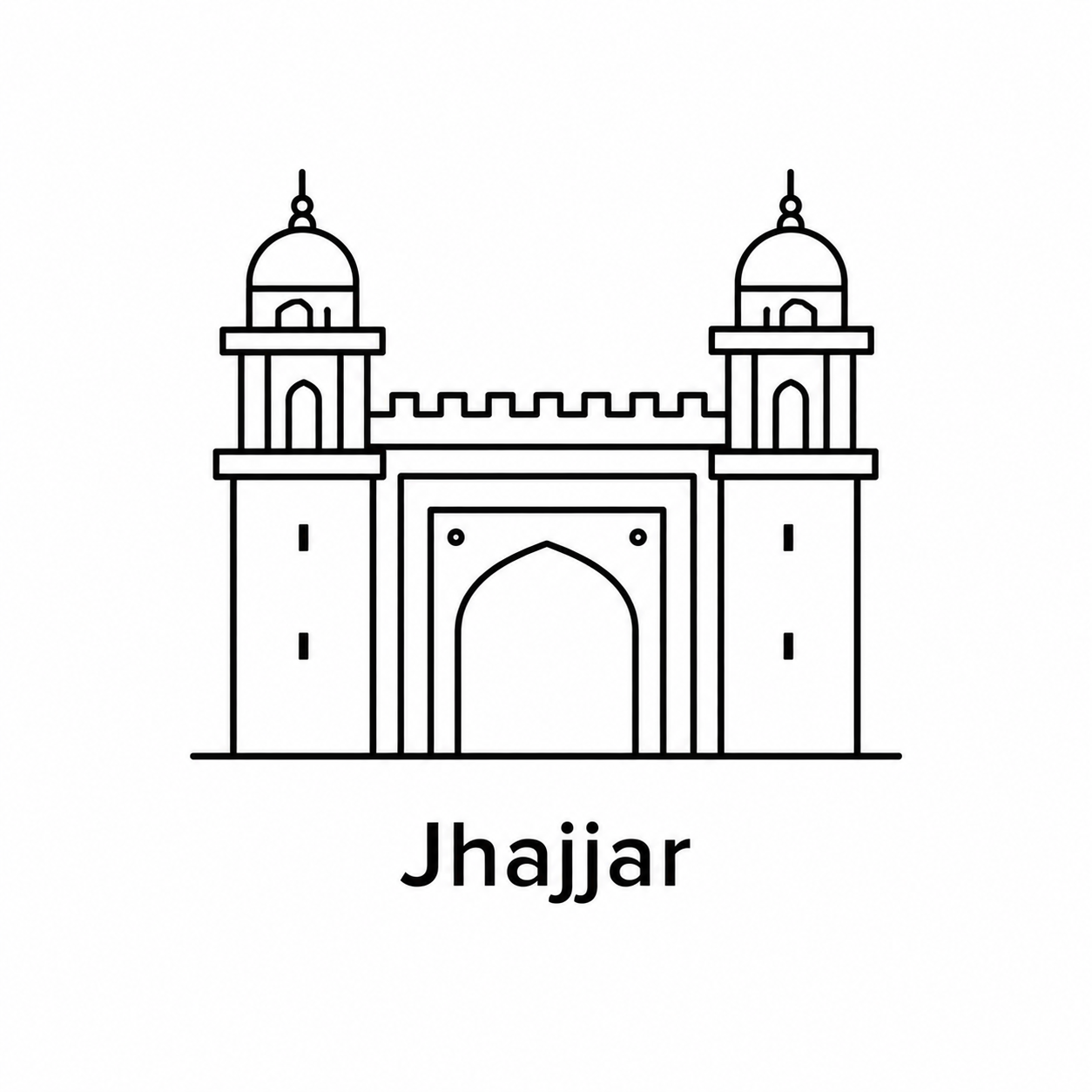 Jhajjar monument icon