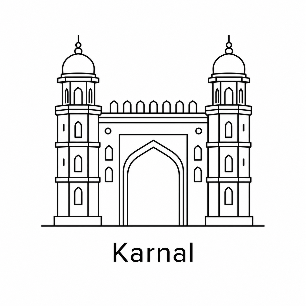 Karnal monument icon