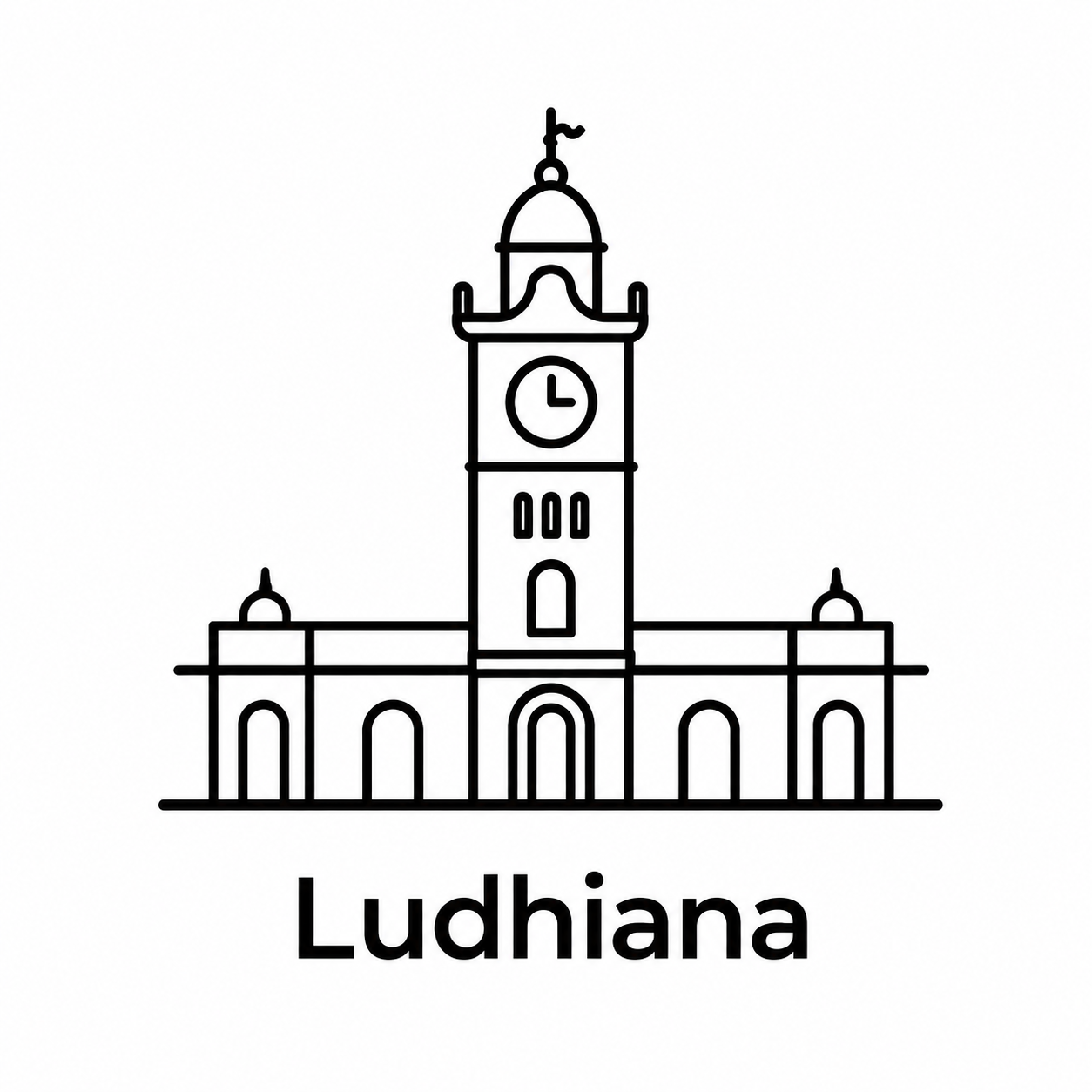 Ludhiana monument icon