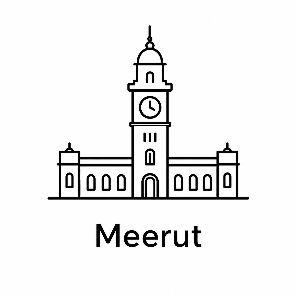 Meerut monument icon