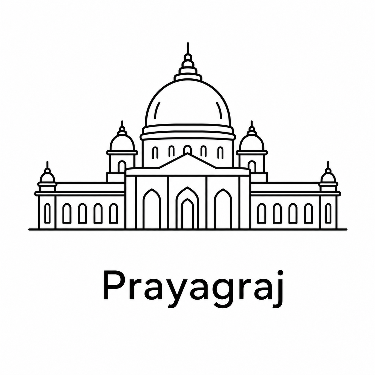Prayagraj monument icon