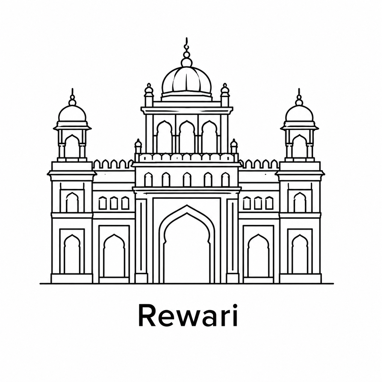 Rewari monument icon