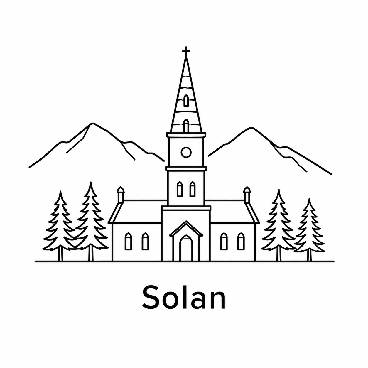 Solan monument icon