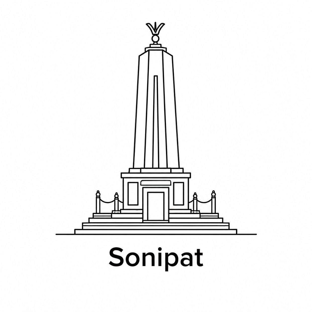Sonipat monument icon